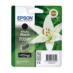 EPSON T0591 INK CART PHOTO BLACK 450