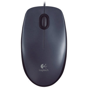LOGITECH M90 CORDED USB MOUSE High-definition optical tracking (1000 dpi) plug-and-play simplicity corded USB. 1 Year Limited Warranty