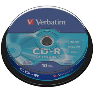VERBATIM CD-R 700MB 52X 10PK Spindle
