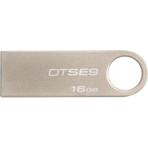 KINGSTON 16GB USB 2.0 DataTraveler SE9 Silver Metal