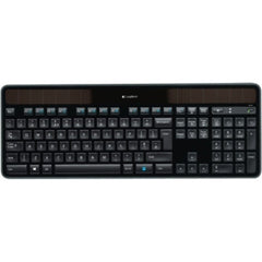 LOGITECH K750R WIRELESS SOLAR KEYBOARD (U) Battery hassles are a thing of the past with the solar-powered Logitech Wireless Solar Keyboard K750.