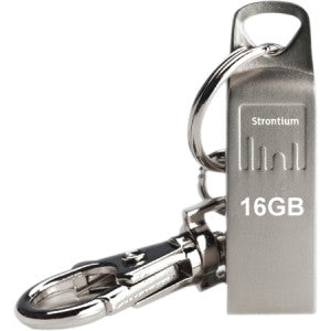 STRONTIUM TECHNOLOGY 16GB USB Flash Drive Ammo Series Silver
