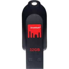 STRONTIUM TECHNOLOGY 32GB POLLEX USB 2.0 - Black Red