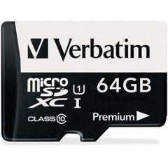 VERBATIM Micro SDXC 64GB (Cls 10 UHS-I) w adaptr