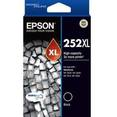 EPSON 252XL High Capacity DURABrite Ultra Black ink