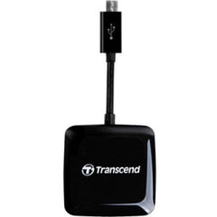 TRANSCEND OTG USB 2.0 Multi-Card Reader (compatible with USB2.0 SD SDHC SDHC(UHS-I) SDXC microSD microSDHC)