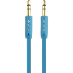Kanex 3.5mm Stereo Audio Cable 6Ft Flat Blue