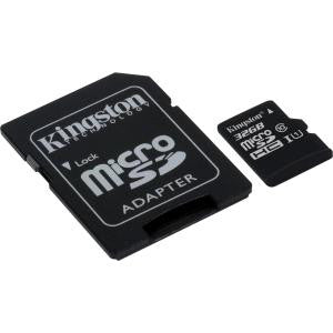 KINGSTON 32GB MICROSDHC CLASS 10 UHS-I 45R FLASH CARD FAR EAST RETAIL