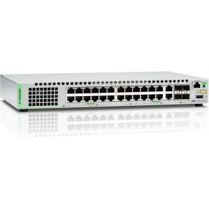 ALLIED TELESIS 24-port 10/100/1000T stackable Swt with