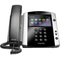 POLYCOM Microsoft Skype for Business/Lync edition VVX 501 12-line Desktop Phone with HD Voice GigE and Polycom UCS SfB/Lync License. Ships without power supply.
