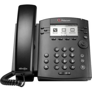 POLYCOM MS Skype for Business Lync edition VVX 311 6-line Desktop Phone Ships WO power supply.