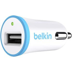 BELKIN BOOST#UP 2.4A CAR CHARGER BLUE