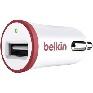 BELKIN BOOST#UP 2.4A CAR CHARGER RED