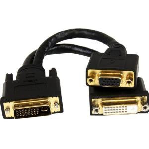 STARTECH 8in DVI-I to DVI-D & VGA Wyse Y-Cable