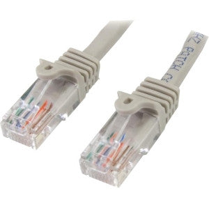 STARTECH 3m Gray Snagless UTP Cat5e Patch Cable