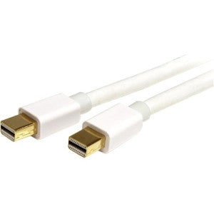 STARTECH 2m 6 ft White Mini DisplayPort Cable M/M