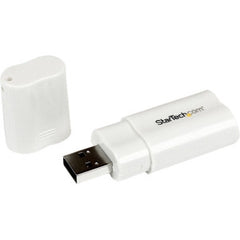 STARTECH USB to Stereo Audio Adapter Converter - USB stereo Adapter - USB External sound Card - Laptop sound Card