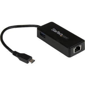 STARTECH USB-C to GbE Adapter w/ Extra USB port