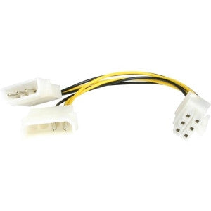 STARTECH 6 LP4 to 6 Pin PCIe Power Cable Adapter