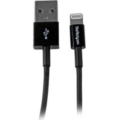 STARTECH 1m Black Slim Lightning to USB Cable