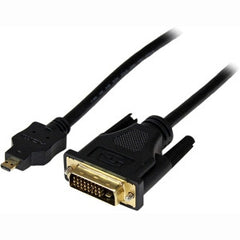 STARTECH 2m Micro HDMI to DVI-D Cable - M/M - 2 meter Micro HDMI to DVI Cable - 19 pin HDMI (D) Male to DVI-D Male - 1920x1200 Video