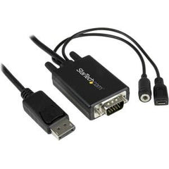 STARTECH 6ft DP to VGA Adapter Cable with Audio