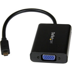 STARTECH Micro HDMI to VGA Adapter with Audio for Smartphones / Ultrabooks / Tablets - 1920x1200 - M/F