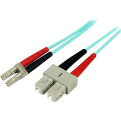STARTECH 2m 10 Gb Aqua MM Fiber Patch Cable LC/SC