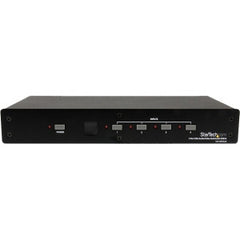 STARTECH 4 Port VGA Video Audio Switch with RS232 control - 4 Port VGA Switch - VGA Video Switch - VGA Switch