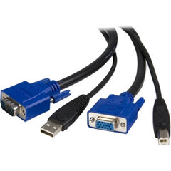 STARTECH 6 ft 2-in-1 USB KVM Cable