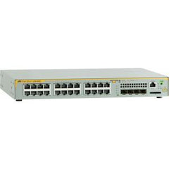 ALLIED TELESIS L3 SWITCH WITH 24 X 10/100/1000T PORTS AND 2 X 100/1000X SFP PORTS