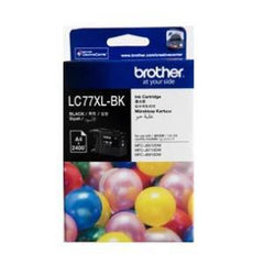 BROTHER LC77XLBK Black Super High Yield Inkjet Cartridge 2 400 pages @ 5%