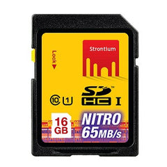 STRONTIUM TECHNOLOGY 16GB NITRO SD Card UHS-1 433X Speed