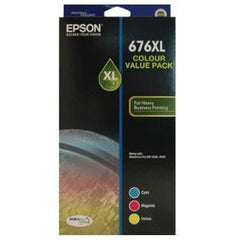 EPSON 676XL 3 Colour Pack DURABrite Ink