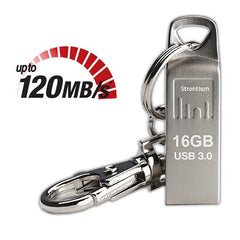 STRONTIUM TECHNOLOGY 16GB AMMO METALLIC USB 3.0 DRIVE