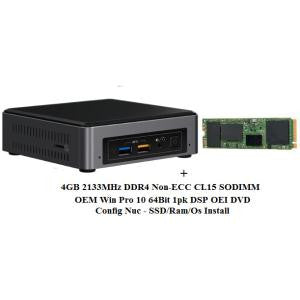INTEL NUC SLIM MINI PC I5-7260U 4GB 120GB W10P