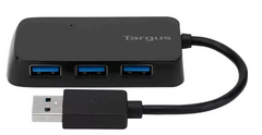 Targus 4-port USB Hub - USB - External - 4 USB Port(s) - 4 USB3.0 Port(s)