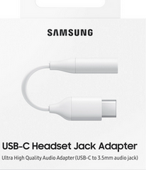 Samsung USB- C to 3.5mm Audio Jack Adapter -White